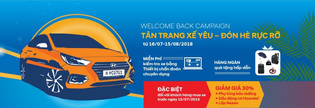 Khuyến mãi dịch vụ hè tại Hyundai Giao Ngay