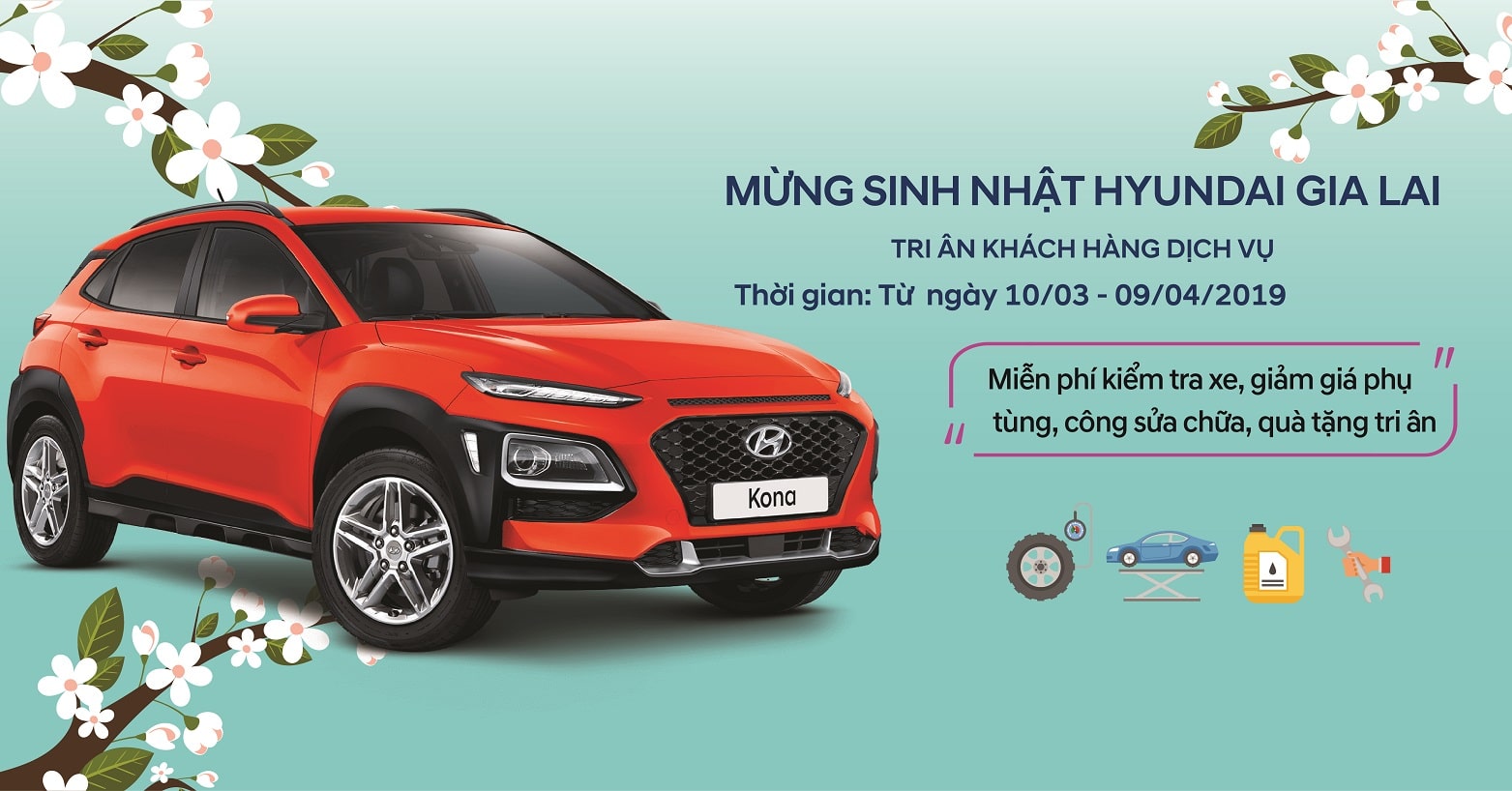 khuyến mãi dịch vụ Hyundai