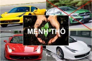 chọn màu xe cho người mệnh thổ